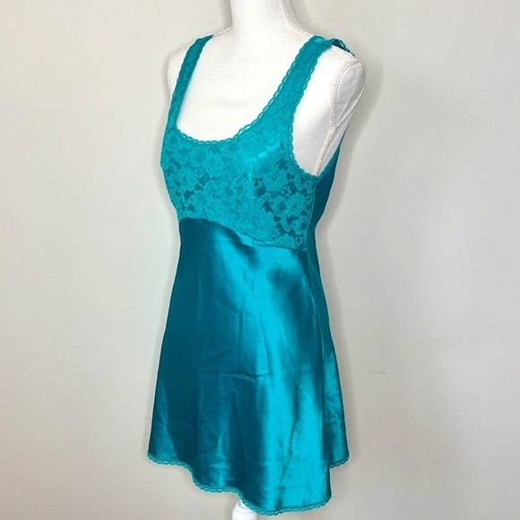 Vintage Satin Slip Dress - Picture 1 of 5